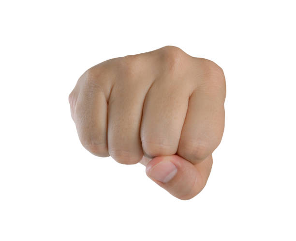 istock Punch fist of man hand 686498116