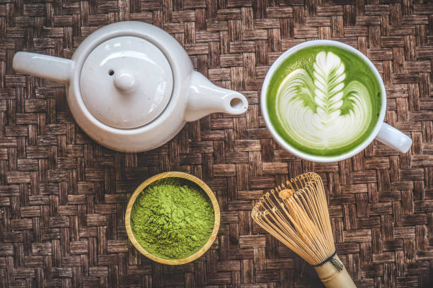 istock Matcha latte and matcha green tea 686501706