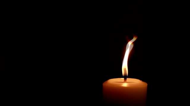 candle with fire