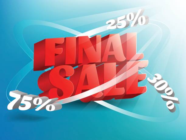 istock Discount final sale poster. Best oofer vector banner. Big red letters. Can be used in the brochures and websites. 686531896