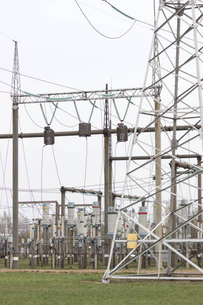 istock High voltage electric power production and electrical substation 686532884