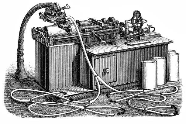 Edison's Phonograph Illustration of a Edison's Phonograph intellectual property illustrations stock illustrations
