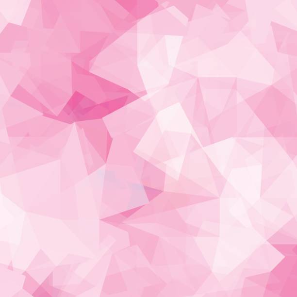 ピンクの抽象的な幾何学的な背景 - ピンク　背景点のイラスト素材／クリップアート素材／マンガ素材／アイコン素材