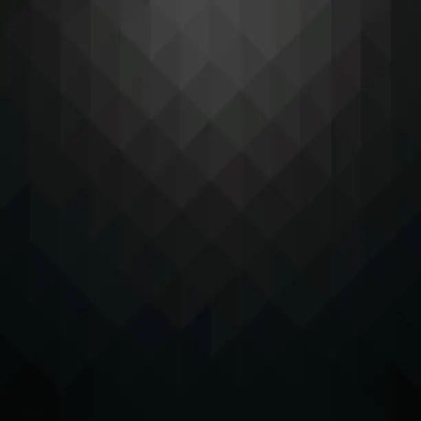 Vector illustration of Abstract black geometric background