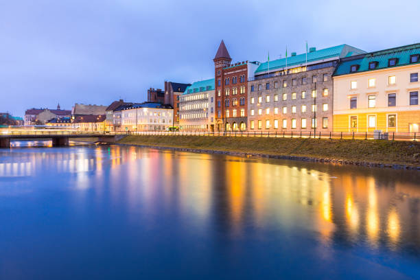 malmo cityscape szwecja - cpn zdjęcia i obrazy z banku zdjęć