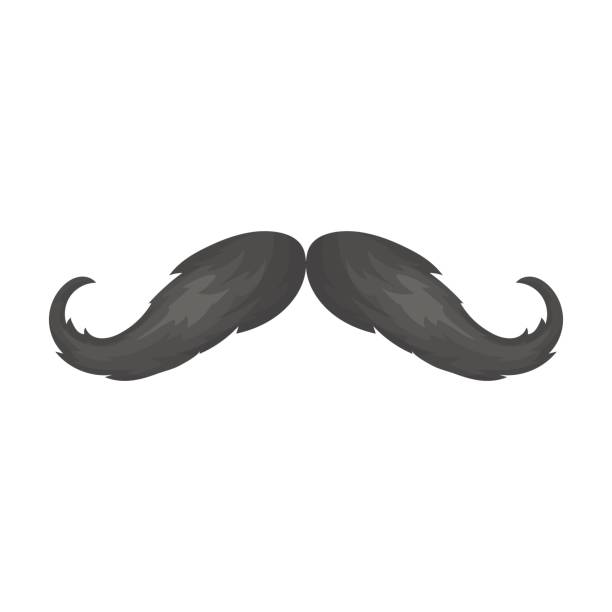istock Hipster mustache icon in cartoon style isolated on white background. Hipster style symbol stock vector illustration. 686575240