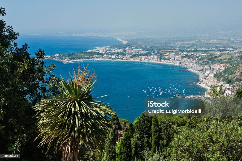 Bay of Giardini Naxos, Sicile, Italie - Photo de Antique libre de droits