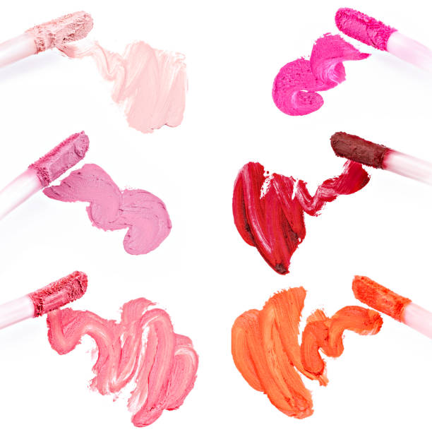 istock Matte lipstick, sample of various colors 686597340