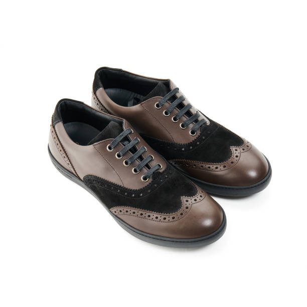 istock Studio shot of classic male shoes 686607424