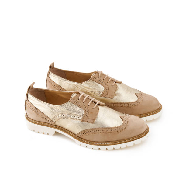 istock Studio shot of female oxfords 686607438