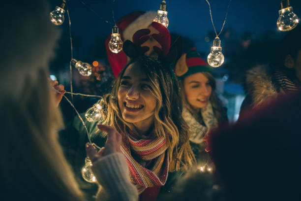 istock Celebrating Christmas outdoors 686610822