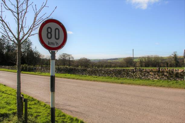 istock Sign speed restriction 50 km/h ireland 686623650
