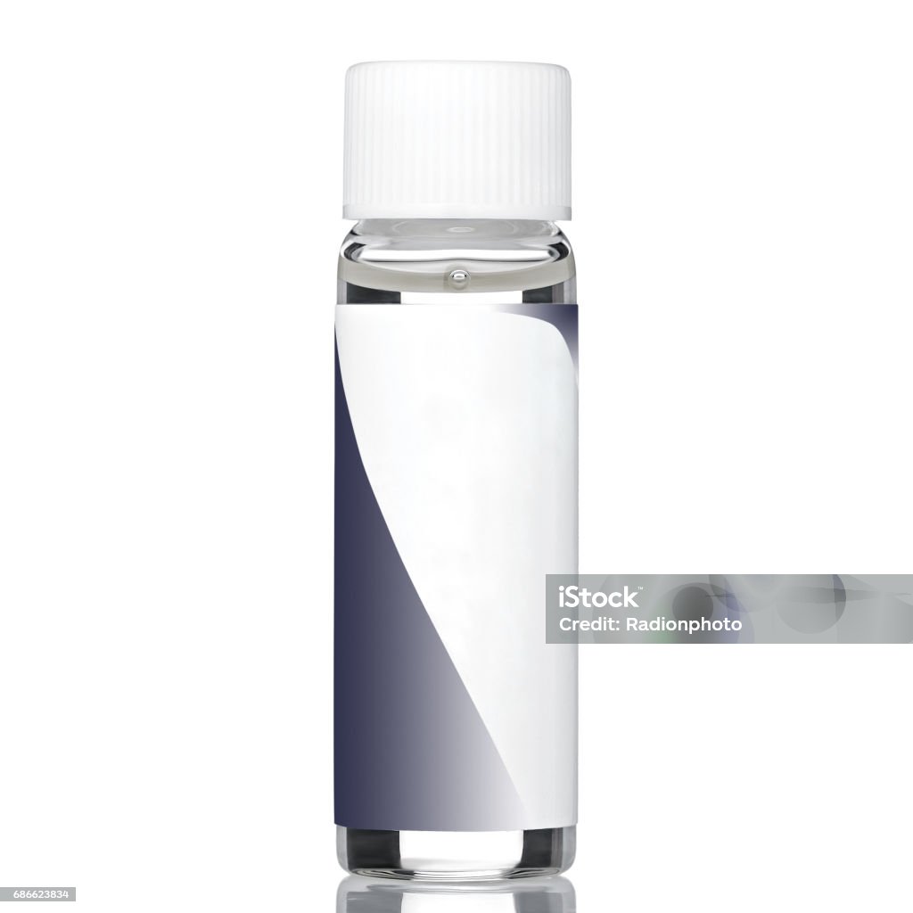 Transparent glue for nails Transparent glue for nails, isolated white background Beauty Stock Photo