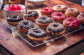 Preparing Homemade Donuts