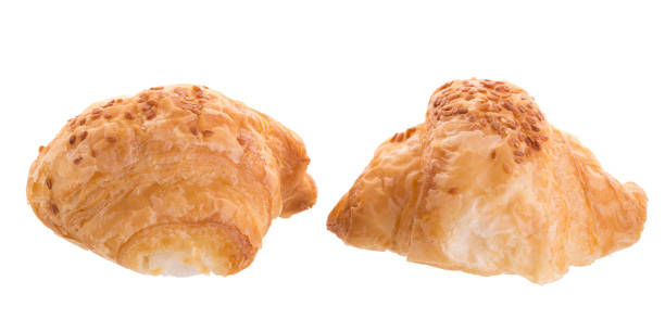 istock Croissants isolated on white background 686630124