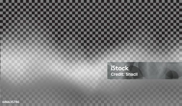 Eps 10 Fog Or Smoke Isolated Transparent Special Effect White Vector Cloudiness Mist Or Smog Background Vector Illustration Stock Illustration - Download Image Now