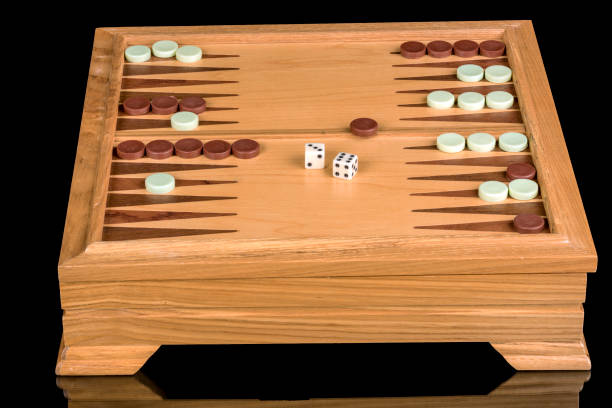 istock Board game set up and being played with dice 686660028