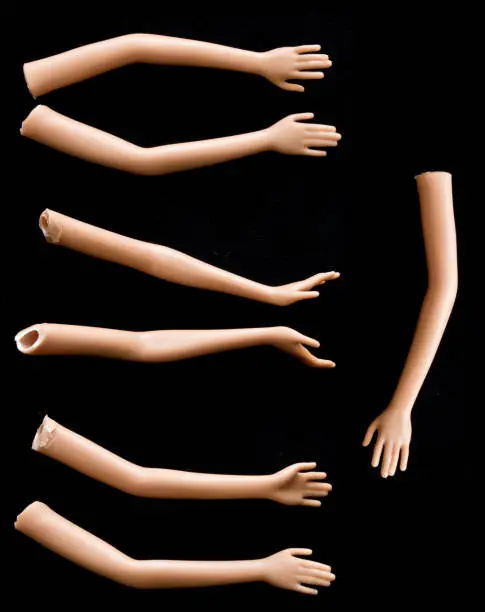 Collection of Doll Hands and Arms
