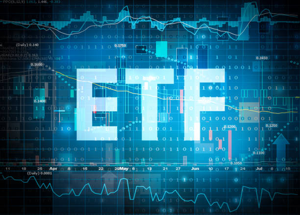 ilustrações de stock, clip art, desenhos animados e ícones de etf exchange traded funds - trading board illustrations