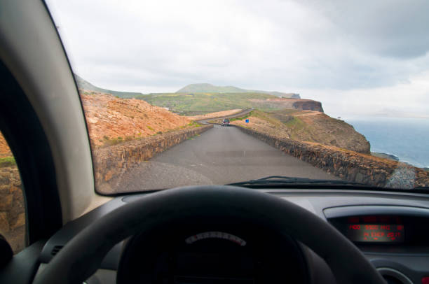 istock Driving on a scenic coastal road - point of view 686678760