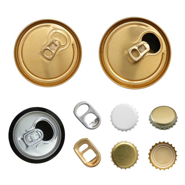 la lata cerrada de cerveza - open container lid jewelry fotografías e imágenes de stock