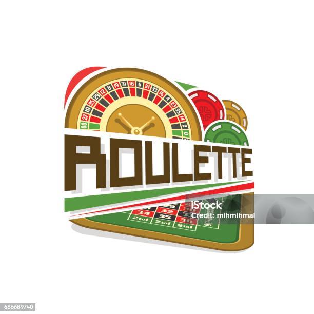Custom Roulette Sign Vector Sign For Roulette Gamble Stock Illustration - Download Image Now ...