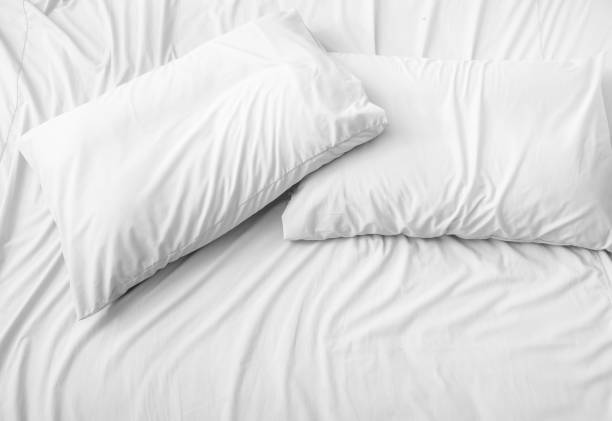 istock Pillow on the bed, background 686696634