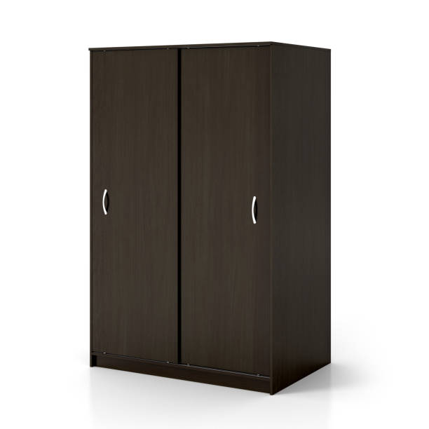 istock Wardrobe with closed sliding doors 686706372