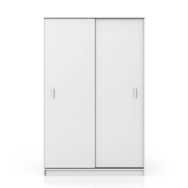 istock Wardrobe with closed sliding doors 686708470