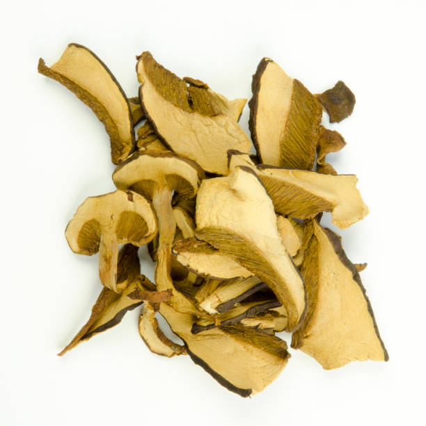 istock Dried Mushrooms for cooking isolated on a white background 686721436