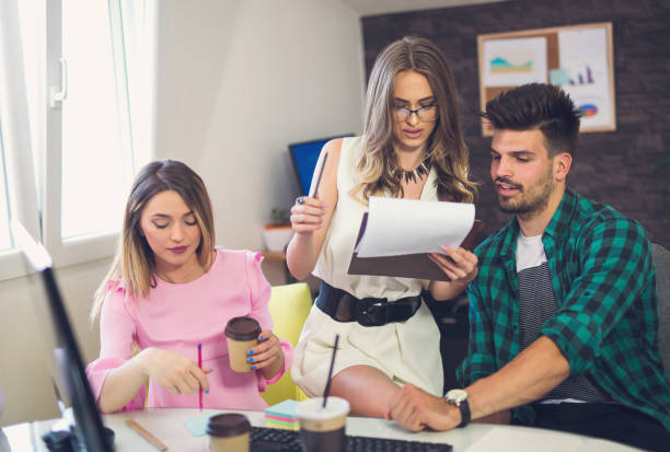 istock Business team discuss business ideas in front of the computer 686724792