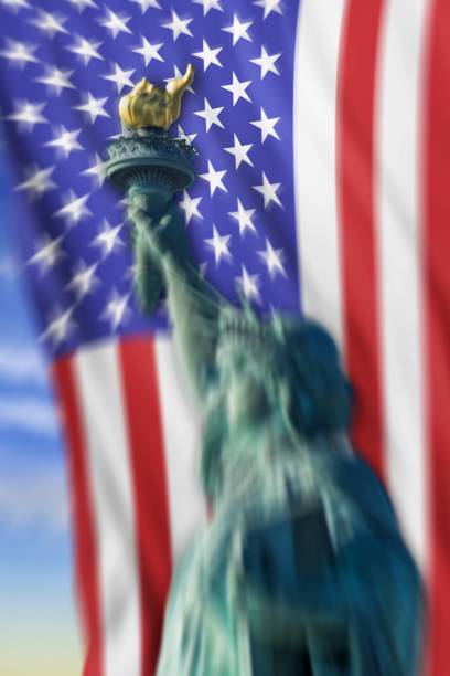 istock Statue of Liberty background. 686727228