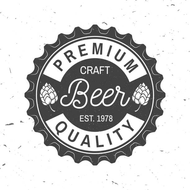 винтажный дизайн для барного, пабного и ресторанного бизнеса - beer backgrounds alcohol glass stock illustrations