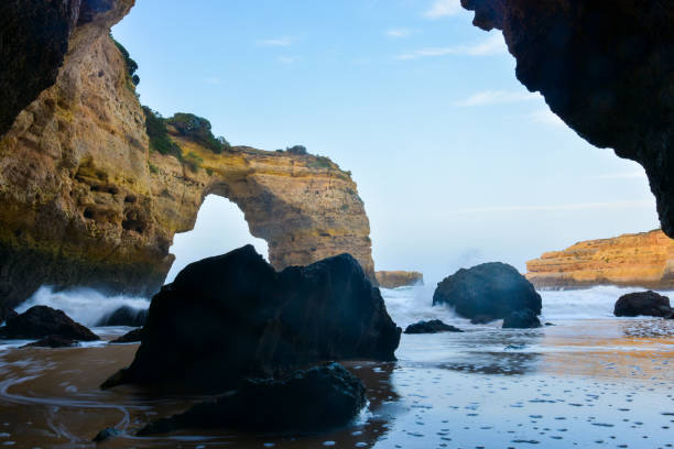 istock Morning at Albandeira Beach 686761880