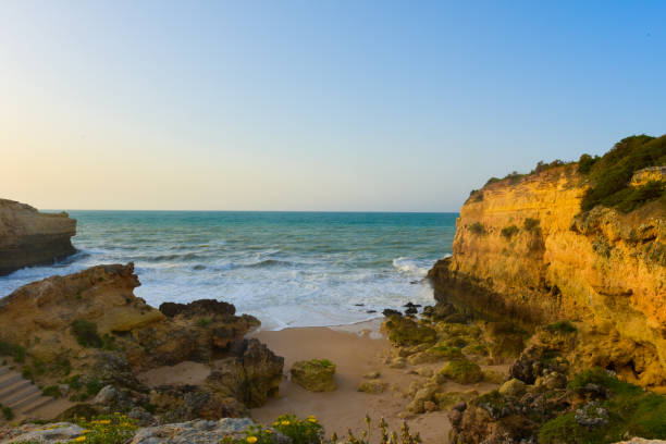 istock Morning Sunrise at Albandeira Beach 686761920