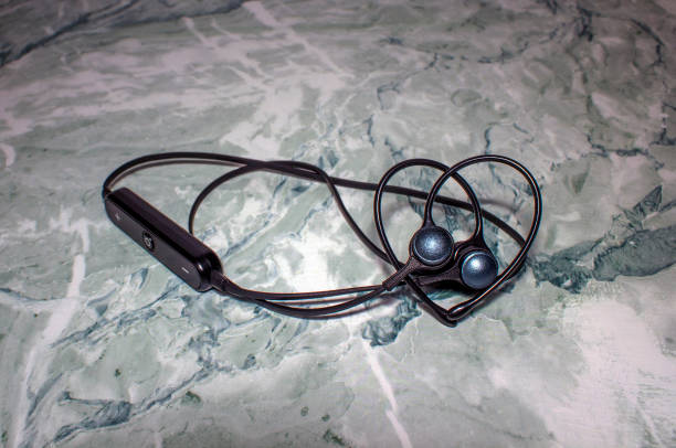 Bluetooth Headphones, the ends of which form the heart