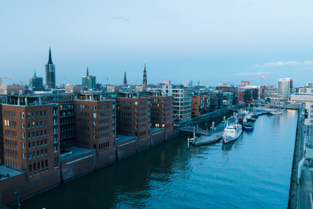 istock Hamburg at dusk, Germany 686805604
