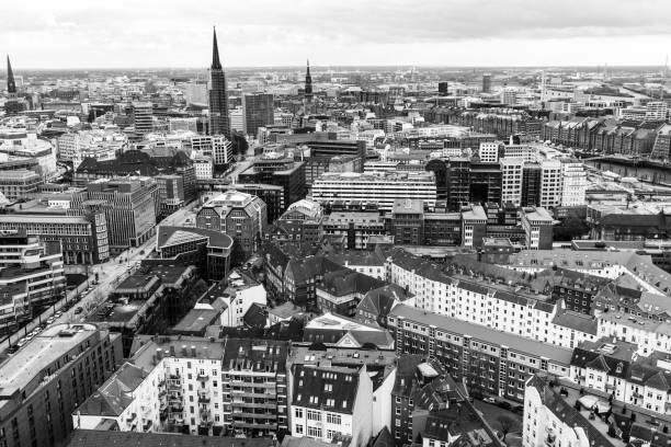 istock Aerial view Hamburg, Germany 686805616