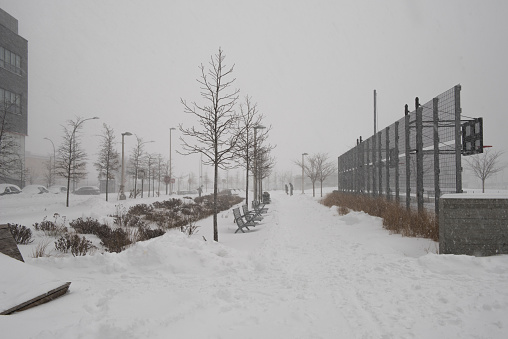 Jonas snowstorm in New York.