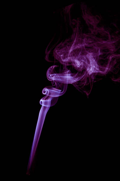 istock abstract white smoke on black background, smoke background 686869604