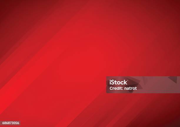 Abstract Red Vector Background With Stripes Stock Illustration - Download Image Now - Backgrounds, Red, Deep