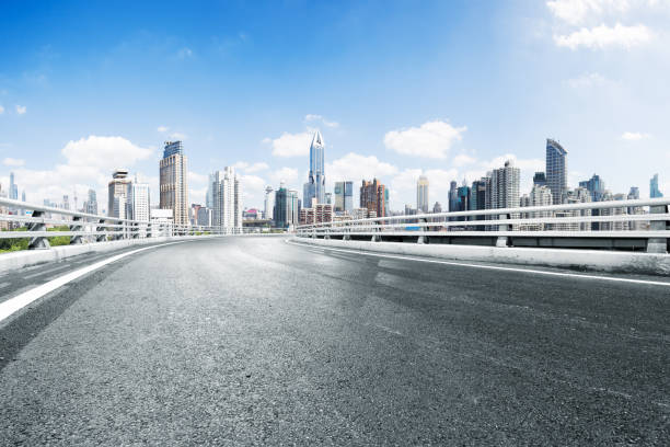 istock empty road in midtown of modern city 686880018
