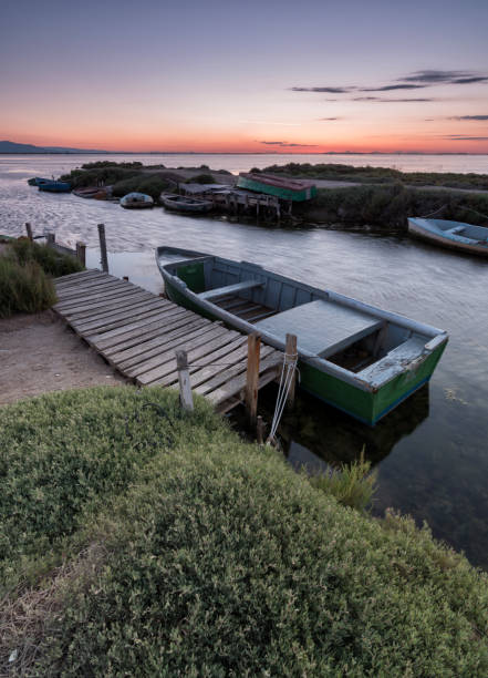 istock Sunrise at Delta de l'Ebre, Tarragona, Catalonia, Spain. 686889576
