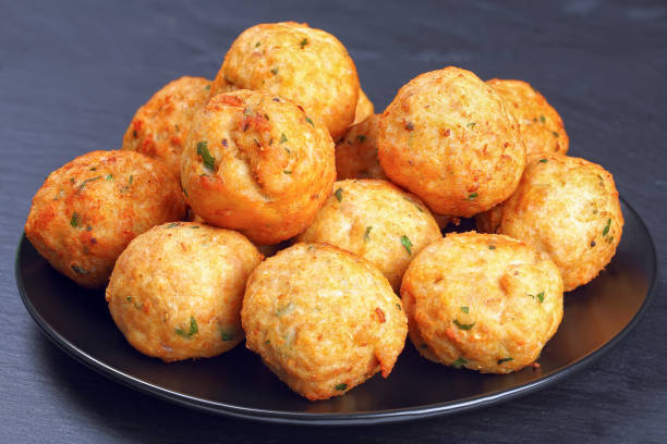 istock delicious turkey meatballs on black plate 686900762