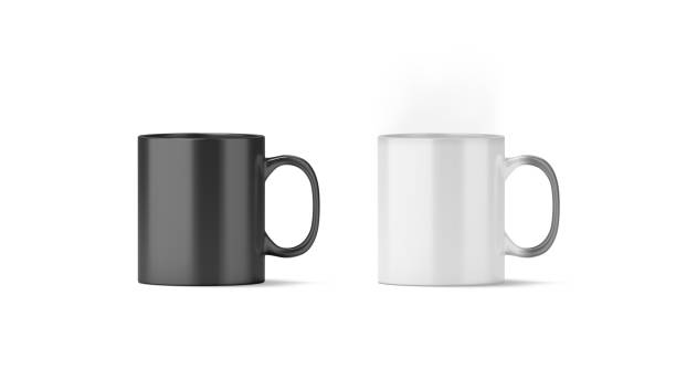 istock Blank magic mug mockup isolated, cold and hot state 686925960