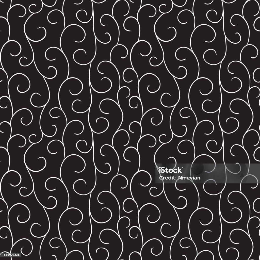 Line Corved Pattern Curved Lines Pattern Stock Illustration - Download Image Now ...