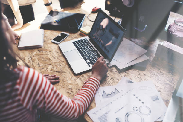 istock Young business team working together 686935828