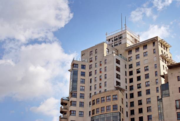 istock Modern apartment buildings exteriors 686942412