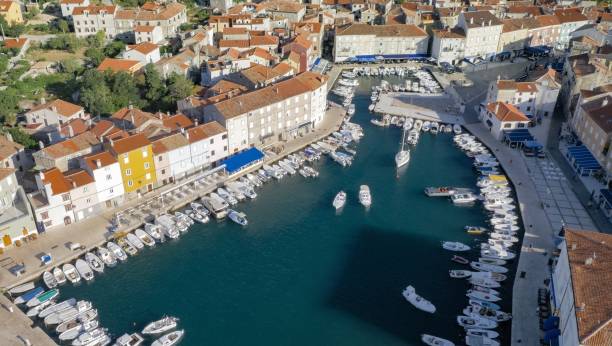 istock Boats in harbour of Cres 686947474