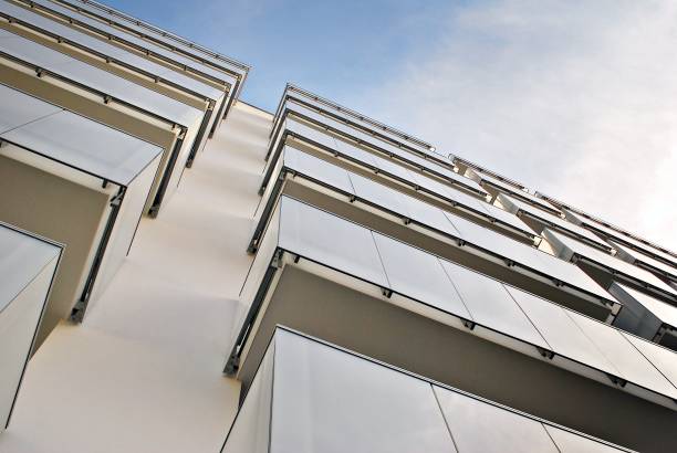istock Modern apartment buildings exteriors 686947792